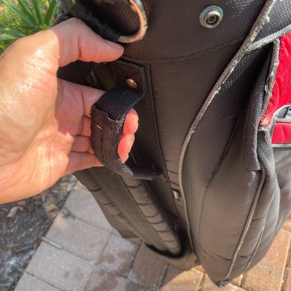 Golf Cart Bag RJ with 14 club dividers , shoulder strap and rain cover . - Picture 10 of 15